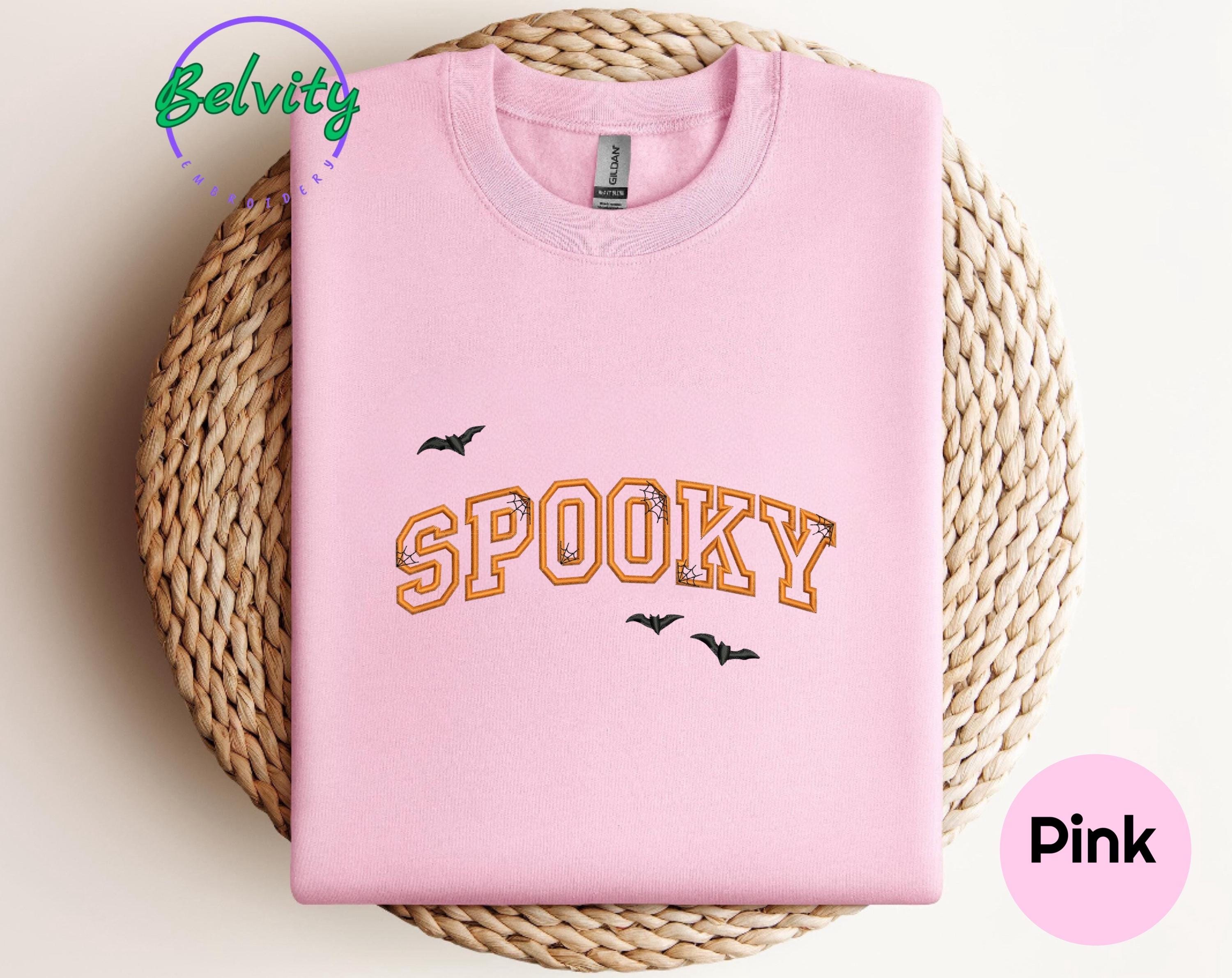Spooky Season Embroidered Sweatshirt