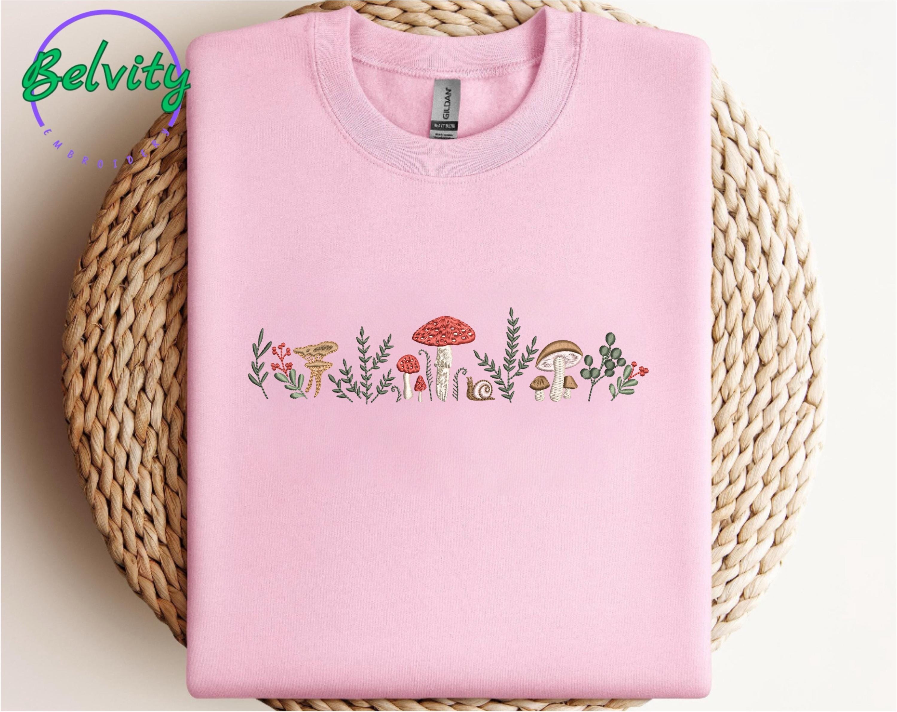 Embroidered Mushroom Sweatshirt