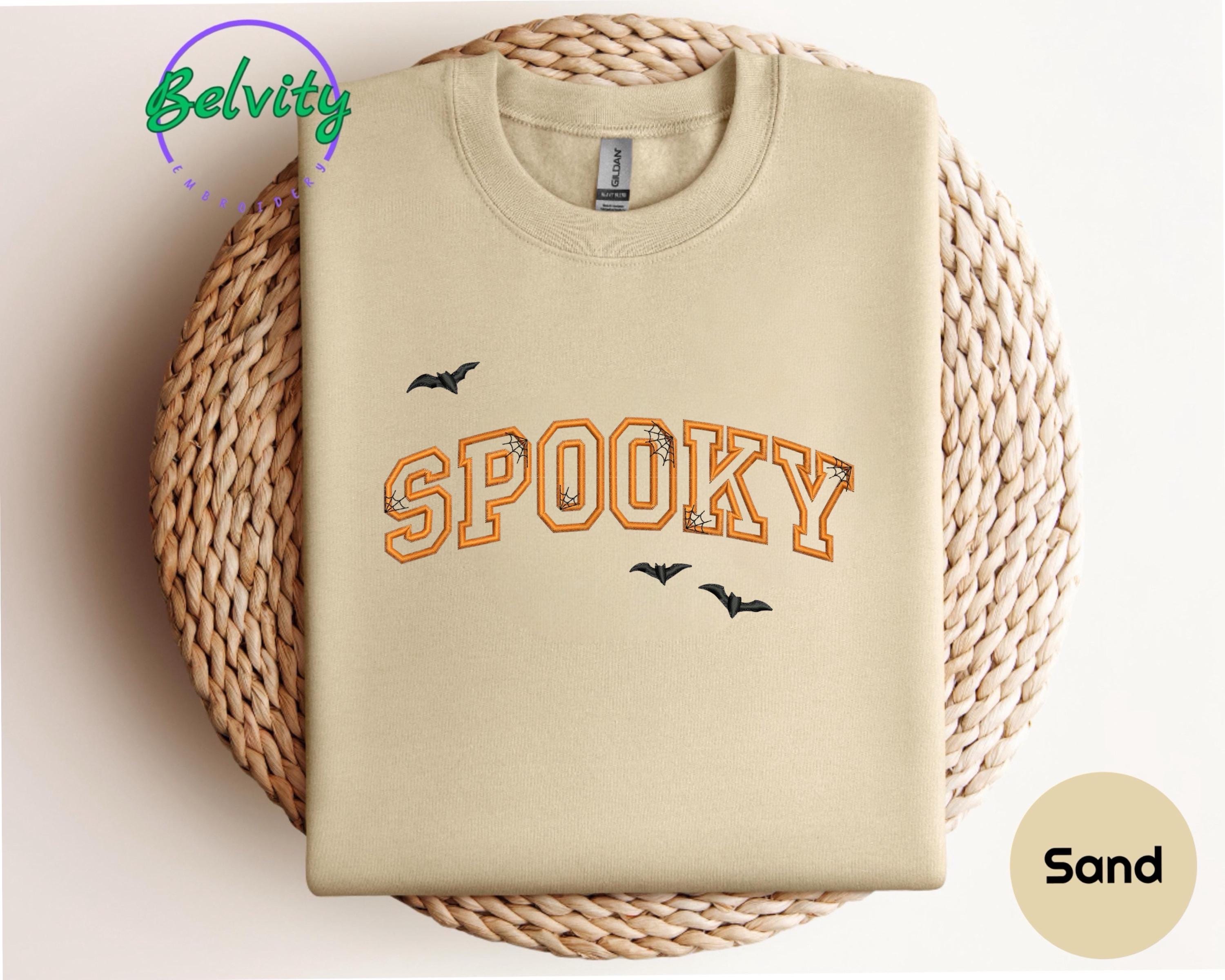 Spooky Season Embroidered Sweatshirt