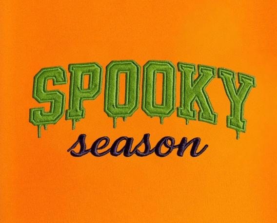 Spooky Season Embroidered Sweatshirt