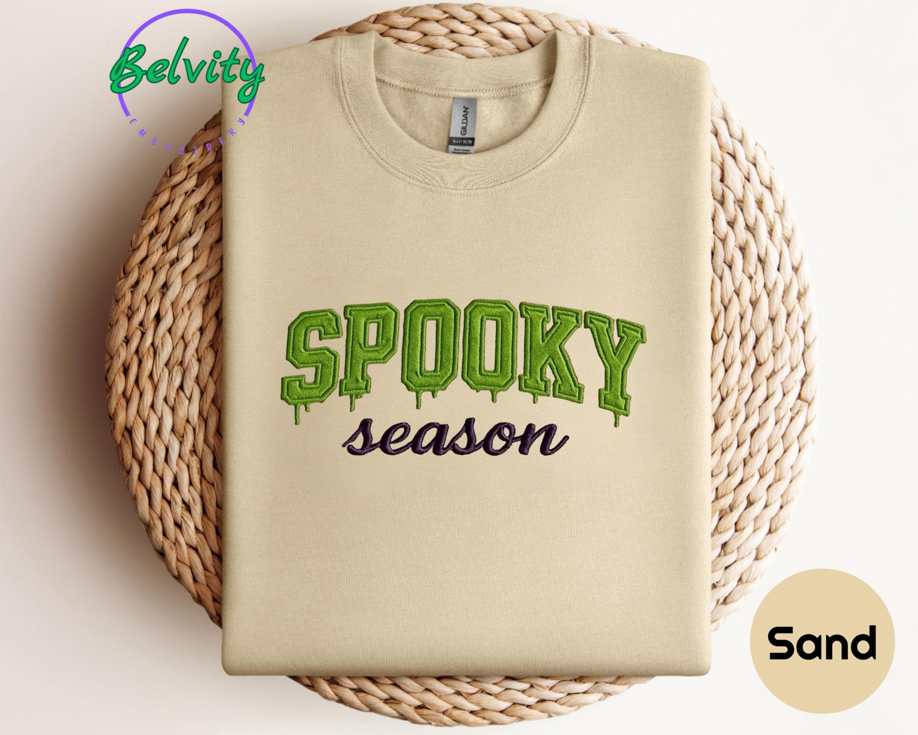 Spooky Season Embroidered Sweatshirt