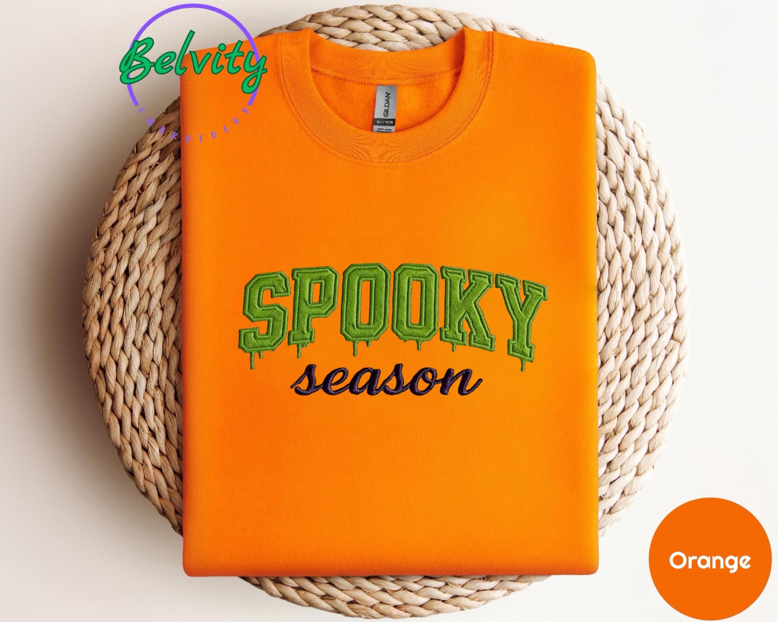 Spooky Season Embroidered Sweatshirt