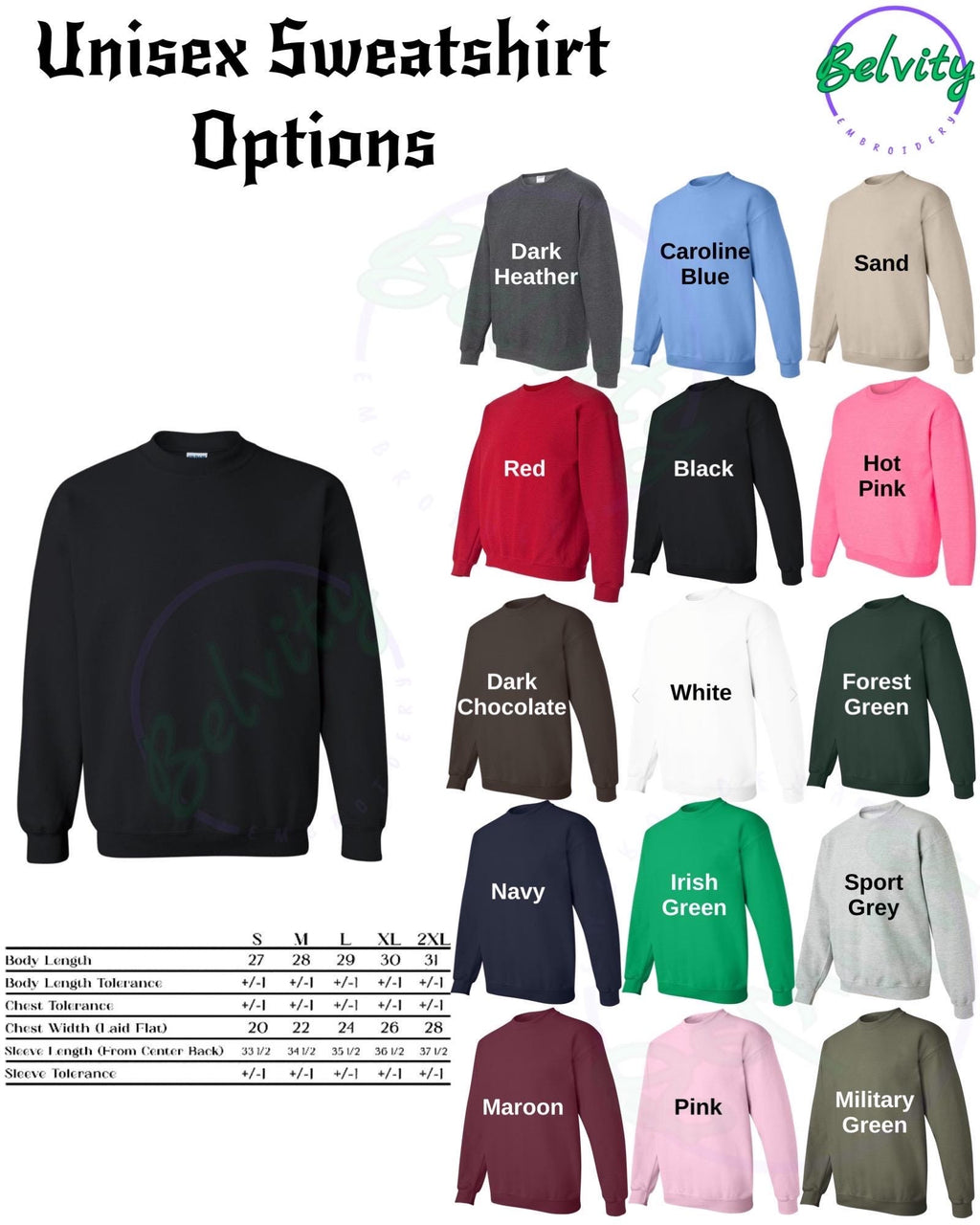 Goose Bumps Embroidered Sweatshirt