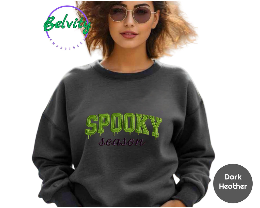 Spooky Season Embroidered Sweatshirt