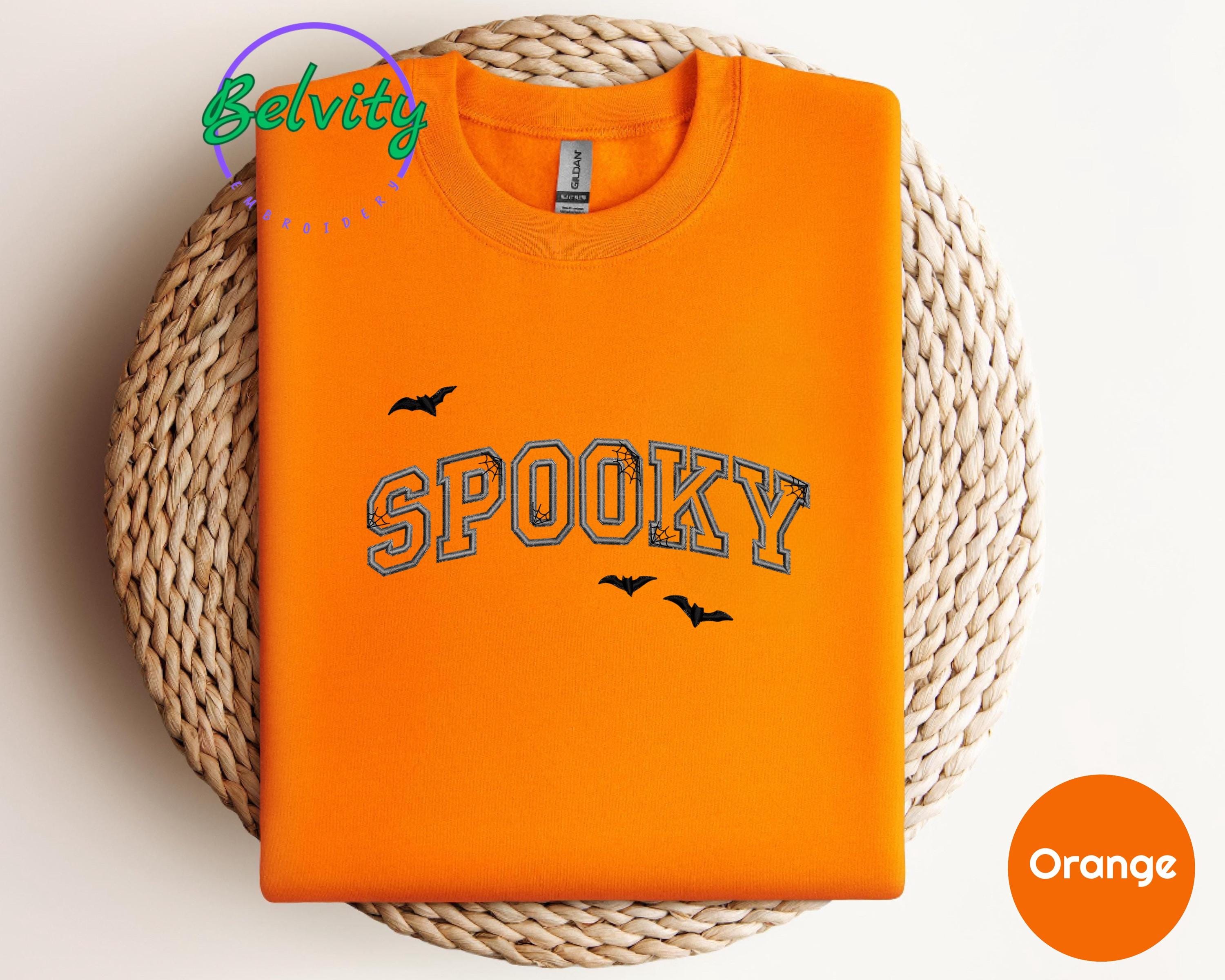 Spooky Season Embroidered Sweatshirt